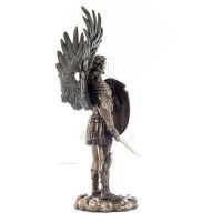 Archangel Michael: Godlike with Sword & Shield 27cm Veronese Bronze Electroplating Statue, Christian Veronese 5 - grifon.se 