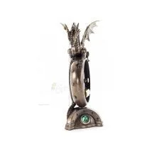 Dragon Table Clock 23x13cm Veronese Bronze Electrolysis, Modern Decorative Veronese 3 - grifon.se 