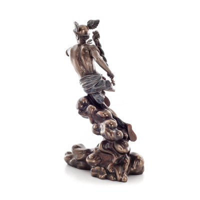 Mercury: The Messenger of the Gods, 22cm Veronese Bronze Electrolysis Full Body Statue, Ancient Greece Veronese 4 - grifon.se 