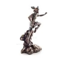 Mercury: The Messenger of the Gods, 22 cm Veronese Bronze Electrolysis Helkroppsstaty, antikens Grekland Veronese 5 - grifon.se 