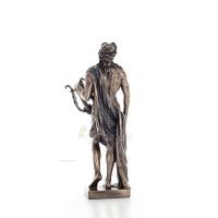 Apollo or Apollon, the god of music, light, and protector of the arts, 25cm full-body statue with bronze electrolysis by Verones