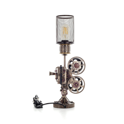 Steampunk table lamp 46.5x31cm with Veronese Bronze Electrolysis Veronese 3 - grifon.se 