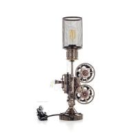 Steampunk bordslampa 46,5x31cm med Veronese Bronze Elektrolys Veronese 3 - grifon.se 