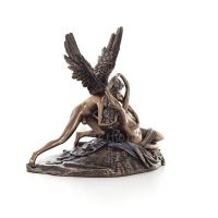 Cupid and the Psyche: Overcoming Obstacles to Love 19.6x18cm Full Body Electrolytic Bronze Veronese Statue, Ancient Greece Veron