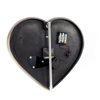 Steampunk Heart Gears Wall Clock 40x36.5cm Veronese Bronze Electrolysis, Modern Decorative Veronese 4 - grifon.se 