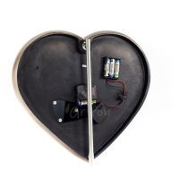 Steampunk Heart Gears VÃ¤ggklocka 40x36,5 cm Veronese Bronze Elektrolys, Modernt Dekorativt Veronese 4 - grifon.se 