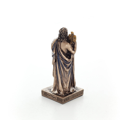 Zeus or Zeus: God of Sky, Lightning, Law, Thunder, Order, 8.5cm Veronese Electrolytic Bronze Full Body Statue Veronese 4 - grifo