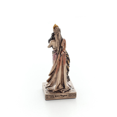 Hera: wife of Zeus, daughter of Cronus and Rhea. Goddess of Marriage 8.5cm Veronese Bronze Electrolysis Full Body Statue Verones