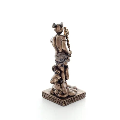 Mercury: The Messenger of the Gods, 8.7cm Veronese Bronze Electroplating Full Body Statue, Ancient Greece Veronese 4 - grifon.se