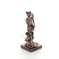 Mercury: The Messenger of the Gods, 8.7cm Veronese Bronze Electroplating Full Body Statue, Ancient Greece Veronese 4 - grifon.se