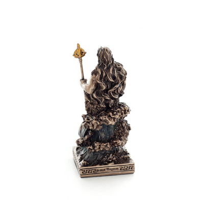 Neptune: God of the Sea, Earthquakes, Earth, Storms and Words 9cm Veronese Bronze Electroplating Full Body Statue Veronese 3 - g