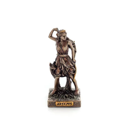Artemis: The goddess of the hunt, the moon, protector of small children and animals 8.7cm Veronese Bronze Electrolysis Veronese 