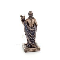 Apollon eller Apollonas, musikens, ljusets och konstens gud 9cm helkropp staty med elektrolys brons Veronese Veronese 3 - grifon