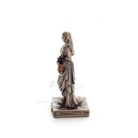 Hearth: The Goddess of the Hearth, Domestic Life and Family, 8.5cm Veronese Electrolytic Bronze Full Body Statue Veronese 2 - gr