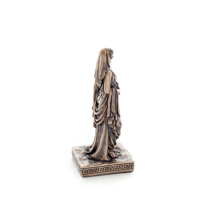 Hearth: The Goddess of the Hearth, Domestic Life and Family, 8.5cm Veronese Electrolytic Bronze Full Body Statue Veronese 4 - gr