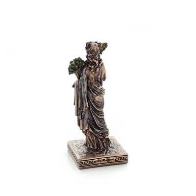 Demeter: The Goddess of Agriculture, Harvest, Fertility 9cm Veronese Bronze Electrolysis Helkroppsstaty, antikens Grekland Veron