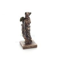 Demeter: The Goddess of Agriculture, Harvest, Fertility 9cm Veronese Bronze Electrolysis Helkroppsstaty, antikens Grekland Veron