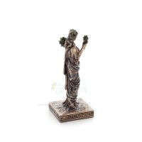 Demeter: The Goddess of Agriculture, Harvest, Fertility 9cm Veronese Bronze Electrolysis Helkroppsstaty, antikens Grekland Veron