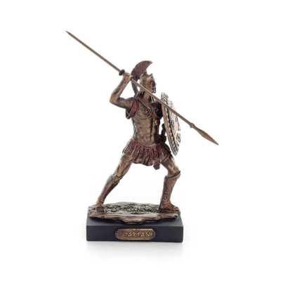 Spartan Warrior 12.5cm Veronese Bronze Electroplating Full Body Statue, Ancient Greece Veronese 1 - grifon.se 