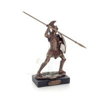 Spartan Warrior 12.5cm Veronese Bronze Electroplating Full Body Statue, Ancient Greece Veronese 5 - grifon.se 