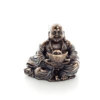 Buddha or Budha: The Awakened & Enlightened, Holding Ball 6cm Veronese Bronze Electrolysis, Healing, Religious Veronese 1 - grif