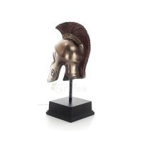 Headdress, from the ancient and medieval soldiers on a 21cm base with Veronese bronze electrolysis, decorative Veronese 2 - grif