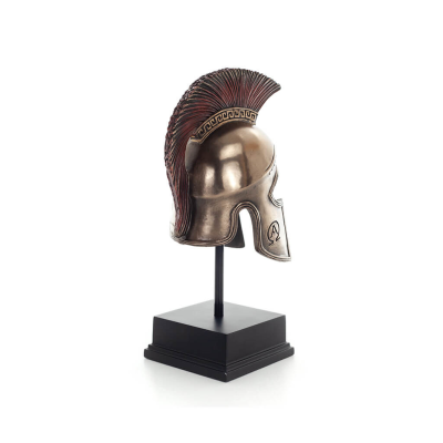 Headdress, from the ancient and medieval soldiers on a 21cm base with Veronese bronze electrolysis, decorative Veronese 3 - grif