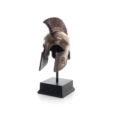 Headdress, from the ancient and medieval soldiers on a 21cm base with Veronese bronze electrolysis, decorative Veronese 5 - grif