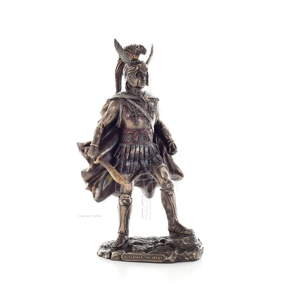 Alexander the Great: The Great Soldier 30cm helkroppselektrolytisk Veronese bronsstaty, antikens Grekland Veronese 1 - grifon.se