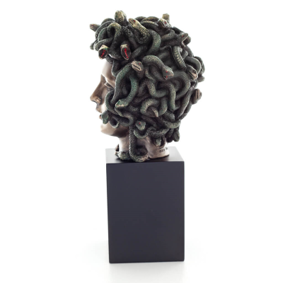 Μέδουσα: Η γοργόνα με τα άγρια μάτια Προτομή, μπούστο 21εκ άγαλμα με Ηλεκτρόλυση μπρούτζου Veronese, αρχαία Ελλάδα Βερονέζ 2 - g