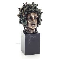Medusa: The Wild-Eyed Mermaid Bust 21cm Veronese Bronze Electroplating Statue, Ancient Greece Veronese 5 - grifon.se 