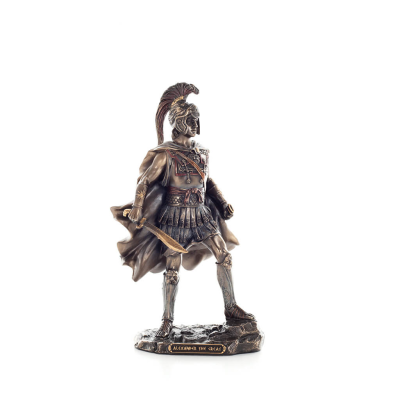 Alexander den store: Den store soldaten24,8 cm Veronese Bronze Electrolysis Helkroppsstaty, antikens Grekland Veronese 1 - grifo