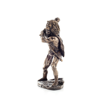 Hercules or Alkaios or Alcides: The Greatest Hero of the Greeks 25.5cm Veronese Bronze Electrolysis Full Body Statue Veronese 2 
