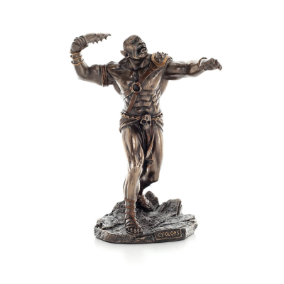 Cyclops: The One-Eyed Giant 21.2cm Full Length Veronese Bronze Electrolytic Statue, Ancient Greece Veronese 5 - grifon.se 