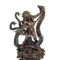 Hercules: The Greatest Hero of the Greeks, Fighting the Lernaean Hydra 31cm Veronese Bronze Electrolysis Full Body Statue Verone
