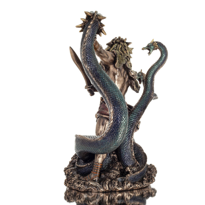 Hercules: The Greatest Hero of the Greek, Fighting the Lernaean Hydra 31cm Veronese Bronze Electrolysis Full Body Statue Verones