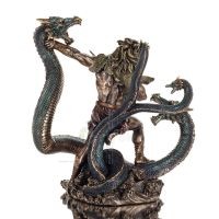 Ηρακλής: Ο μέγιστος ήρωας των Ελλήνων, μάχεται λερναία υδρία 31εκ Ολόσωμο άγαλμα με Ηλεκτρόλυση μπρούτζου Veronese Βερονέζ 4 - g