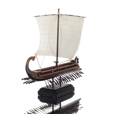 Trier: rowed warship, sailing kraken 35x22x26cm Veronese Bronze Electrolytic Full Body Statue, Ancient Greece Veronese 5 - grifo