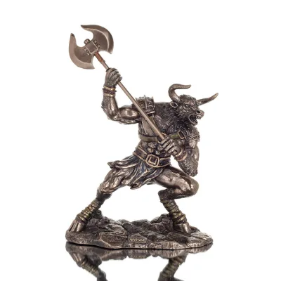Minotaur: Plasma, son till Pasiphae Queen of Knossos Minoan Era 35cm Veronese Brons Electrolysis Helkroppsstaty Veronese 1 - gri