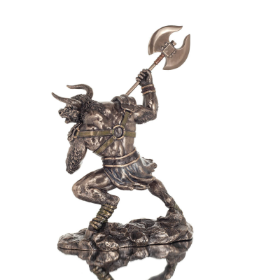 Μινώταυρος: Πλάσμα,ο γιος της Πασιφάη βασίλισσα της Κνωσσού Μινωική εποχή 35εκ Ολόσωμο άγαλμα με Ηλεκτρόλυση μπρούτζου Veronese 