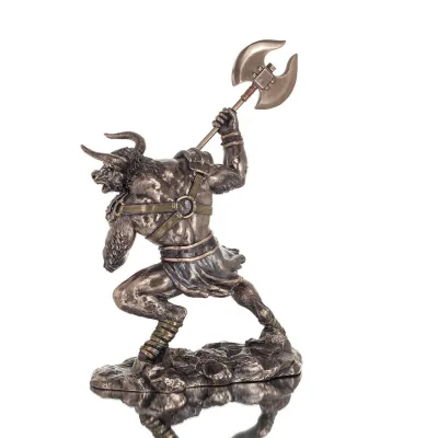 Minotaur: Plasma, son till Pasiphae Queen of Knossos Minoan Era 35cm Veronese Brons Electrolysis Helkroppsstaty Veronese 3 - gri