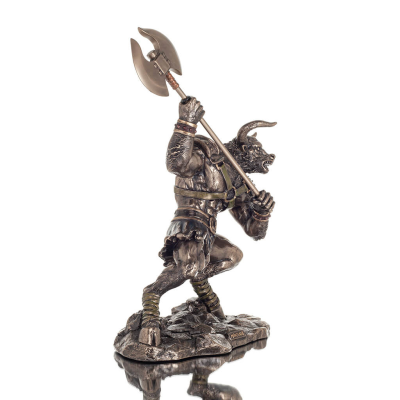 Minotaur: Plasma, the son of Pasiphae Queen of Knossos Minoan Era 35cm Veronese Bronze Electrolysis Full Body Statue Veronese 5 