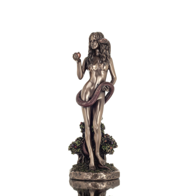 Eve with the Forbidden Fruit and the Serpent 24.5cm Veronese Bronze Electroplating Full Body Statue, Christian Veronese 1 - grif