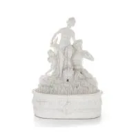 Aphrodite Panas or Pan & Eros Fountain 38cm Full Body Statue, Polyester Marble Type Alabaster, Ancient Greece Alabaster 1 - grif