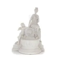 Venus & Cupidfontän 52 cm helkroppsstaty, typ av polyesteralabastmarmor, antikens Grekland Alabaster 1 - grifon.se 