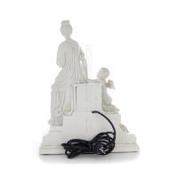 Venus & CupidfontÃ¤n 52 cm helkroppsstaty, typ av polyesteralabastmarmor, antikens Grekland Alabaster 3 - grifon.se 