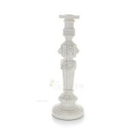 Candle holder 30cm Polyester alabaster marble type, Modern Decorative Alabaster 3 - grifon.se 