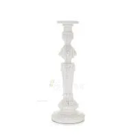 Ljusstake 40,5cm Alabast av polyestermarmortyp, Modern Dekorativ Alabaster 1 - grifon.se 