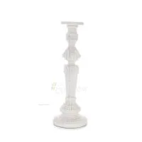 Candle holder 40.5cm Polyester marble-type alabaster, Modern Decorative Alabaster 2 - grifon.se 