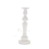 Candle holder 40.5cm Polyester marble-type alabaster, Modern Decorative Alabaster 3 - grifon.se 